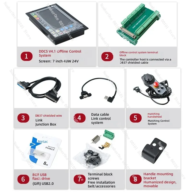 Ddcs V4.1 4 Axis Cnc Offline Controller - DDCS V4.1, V3.1 CNC 컨트롤러, 4축