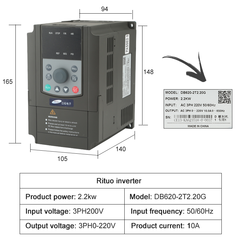 CNC 라우터 키트 2.2kW ER20 수냉식 밀링 스 - 2.2Kw Water Cooled Spindle Kit Vfd 리뷰 및 가격